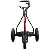 Wishbone EON 2026 Elektro Golftrolley inkl. Schirmhalter und Scorecardhalter, Schwarz / Rot