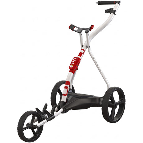 Wishbone EON 2026 Elektro Golftrolley inkl. Schirmhalter und Scorecardhalter, Weiß - Golflaedchen.de