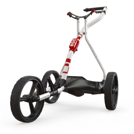 Wishbone EON 2026 Elektro Golftrolley inkl. Schirmhalter und Scorecardhalter, Weiß - Golflaedchen.de