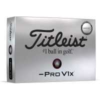 Titleist Pro V1x Left Dash Alignment Golfbälle 2025, 12 Stück