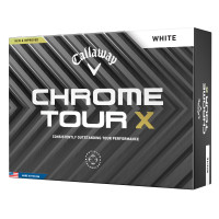 Callaway 2025 Chrome Tour X Golfbälle, 12 Stück