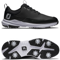 FootJoy Tour Rival Herren Golfschuhe, Schwarz / Weiß