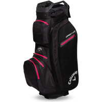 Callaway 2025 Org 14 HD Waterproof Damen Cartbag, Dunkelgrau / Schwarz / Pink