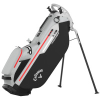 Callaway 2025 Fairway C HD Waterproof Standbag, Grau / Schwarz / Rot