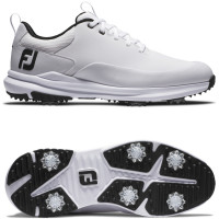 FootJoy Tour Rival Herren Golfschuhe, Weiß / Schwarz