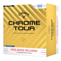 Callaway 2025 Chrome Tour Golfbälle, Triple Track, Vorteilspack, 48 Stück