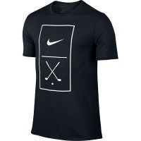 Nike Golf Graphic Tee Herren T-Shirt, Schwarz