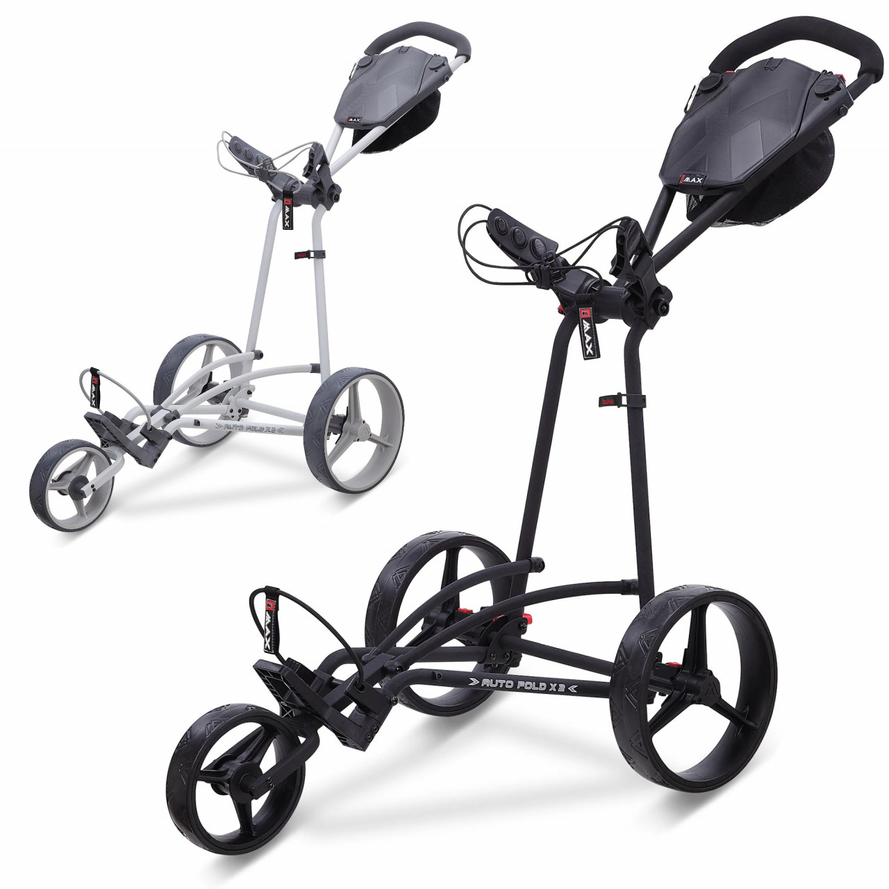 Big Max Autofold X-2 3-Rad Golftrolley