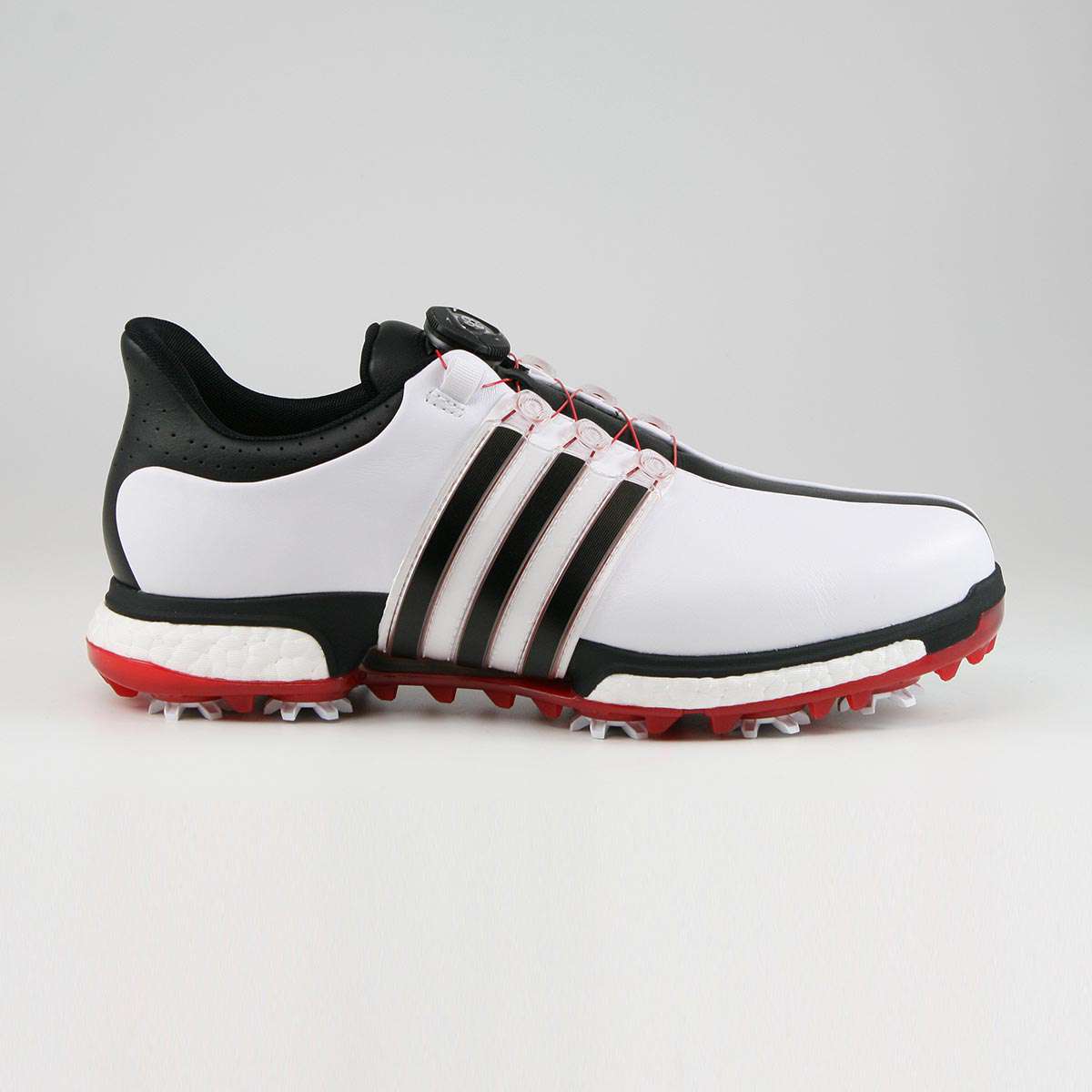 Adidas Tour 360 BOA Boost Herren Golfschuhe WeiB Schwarz Rot gunstig kaufen Golfladchen