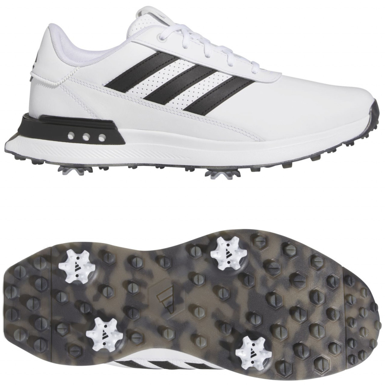 Adidas S2G 2024 Herren Golfschuhe, Weiß / Schwarz