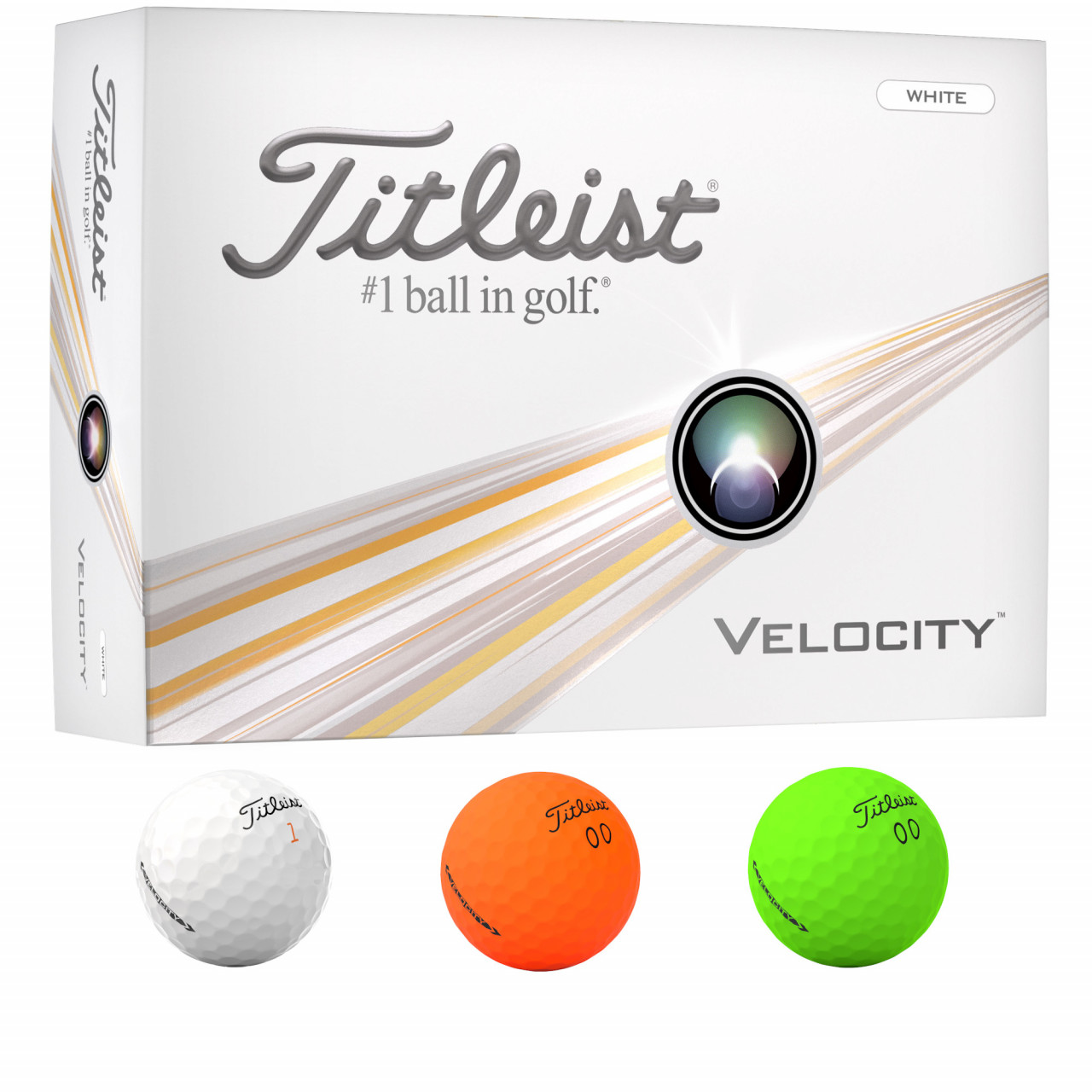 Titleist Velocity 2024 Golfbälle, 12 Stück