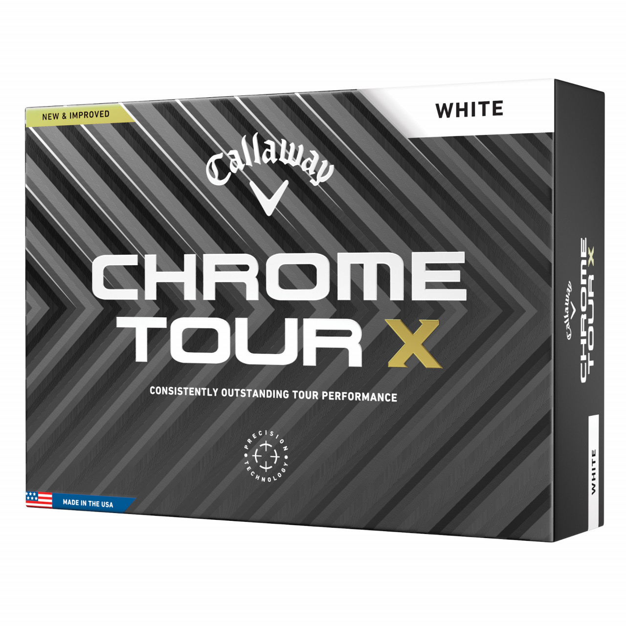 Callaway 2024 Chrome Tour X Golfbälle, 12 Stück