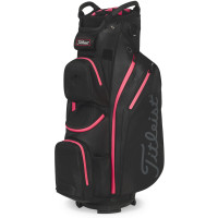 Titleist 2025 Cart 14 StaDry Waterproof Damen Cartbag, Black / Candy / Pink