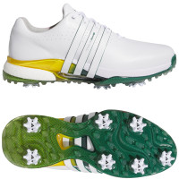 Adidas 2025 Tour 360 Herren Golfschuhe, Weiß / Gelb / Grün